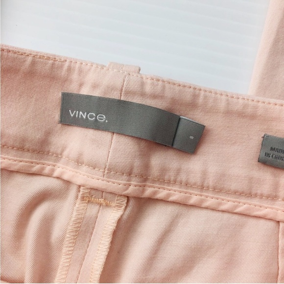Vince Light Pink Cotton Trousers size 8 - Picture 6 of 11